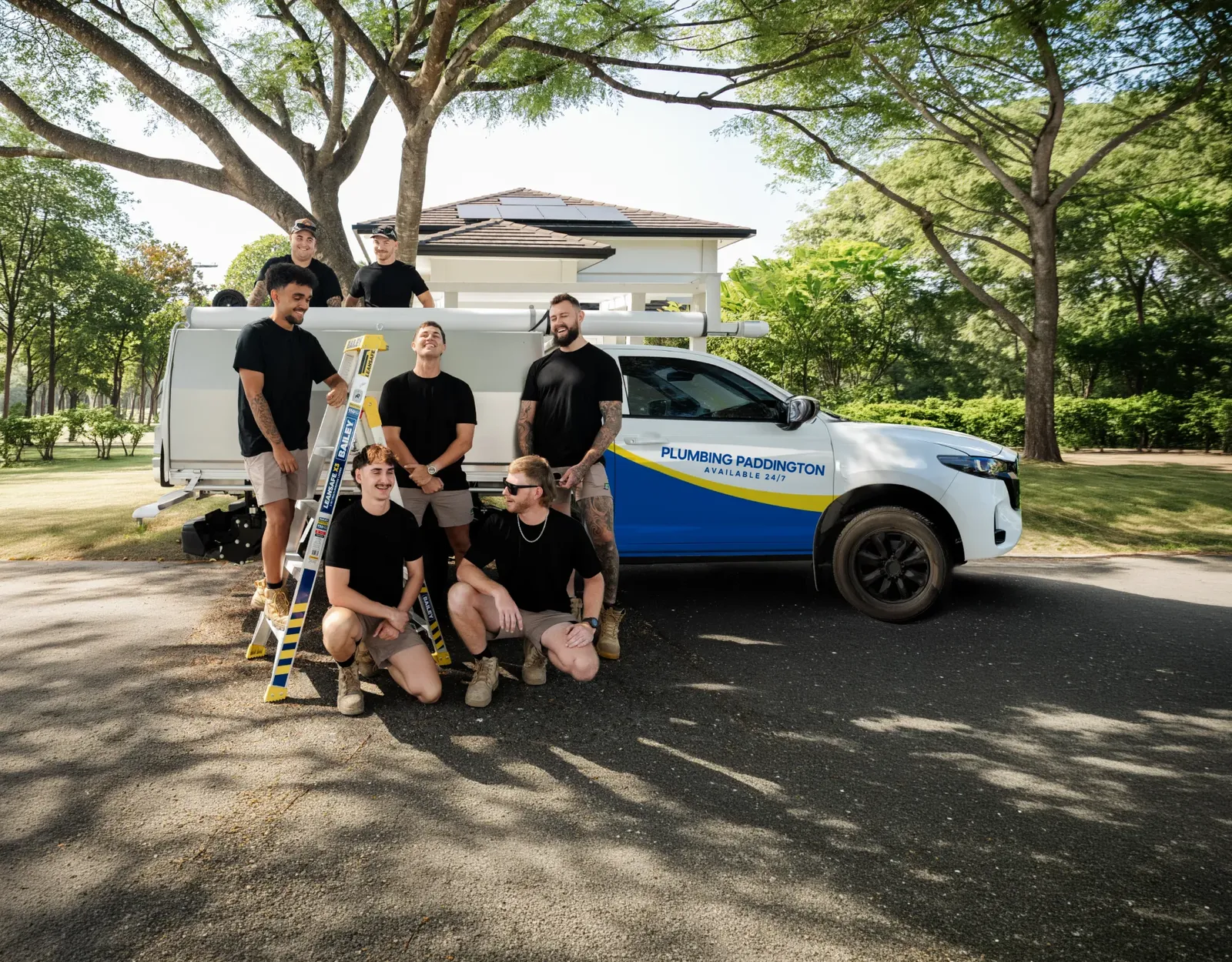 Plumbing Paddington team and ute